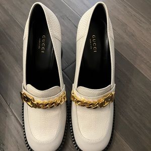 gucci loafer heels